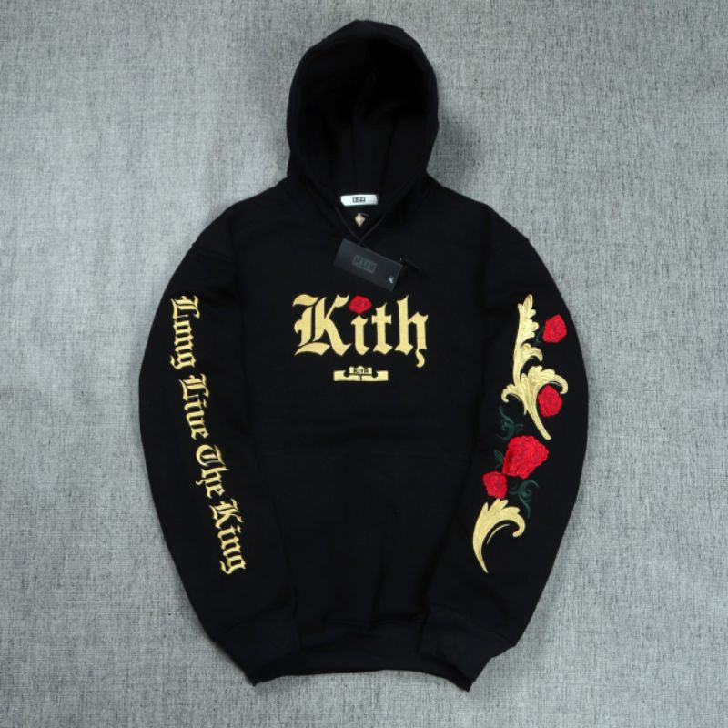 Kith Rose bordado completo Premium alta calidad Fulltag Lebel