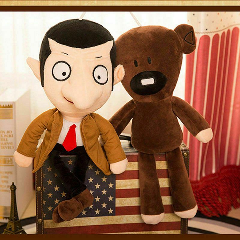 Oso de peluche de juguete Mr Bean en tamano de pelicula 30 40 cm material de felpa suave regalo para ninos Shopee Colombia