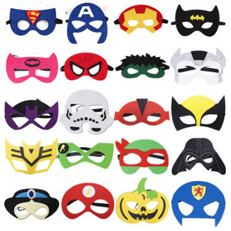 Máscaras de fiesta de superhéroes Máscaras para niños Máscaras de vestir  Estrella de cosplay Batman Hulk Máscaras de Halloween para fiestas  infantiles Mascarada Cumpleaños Navidad Máscara de fiesta de cosplay oso de