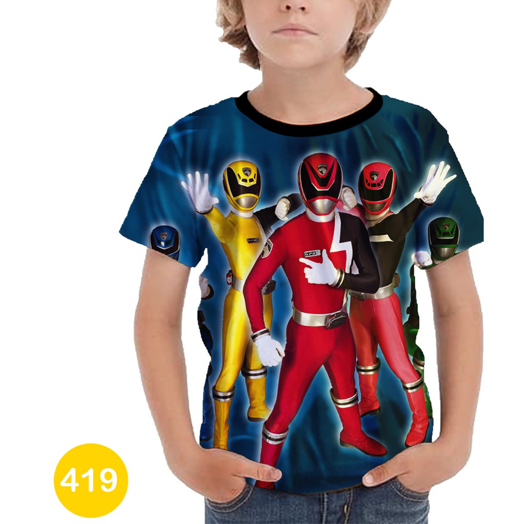 Camiseta power rangers niño sale