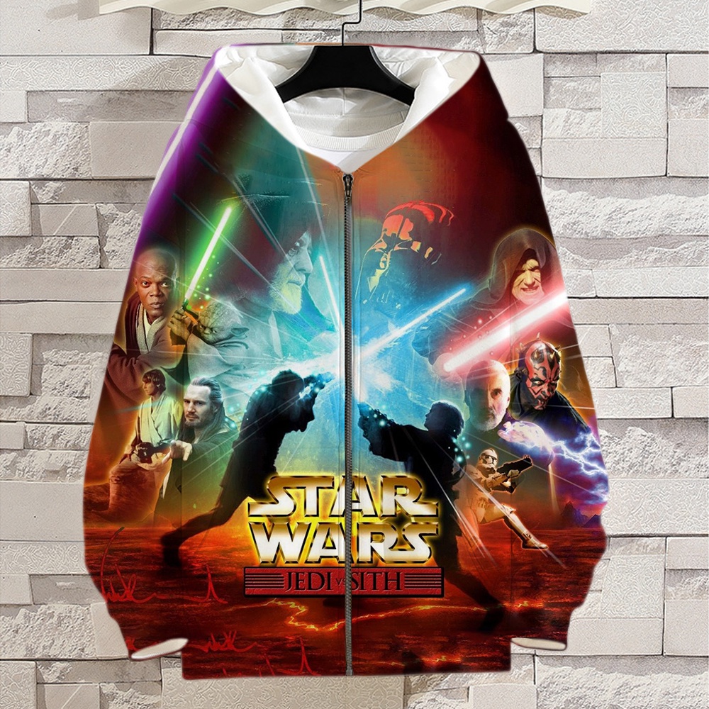 Disney Star Wars Ni o Cremallera Sudaderas Con Capucha Chaqueta De