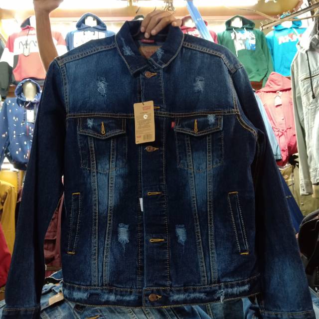 Chaqueta jean best sale levis hombre