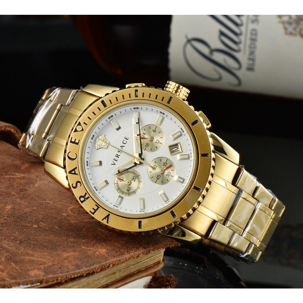 Versace reloj multifuncion de cuarzo cronografo para hombre Shopee Colombia