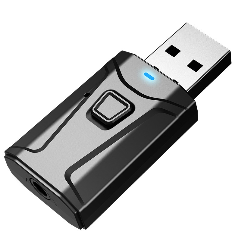 VAORLO-Adaptador USB Bluetooth 5,0, receptor de Audio estéreo 3 en