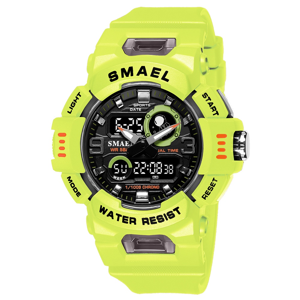 Reloj Hombre Deportivo SMAEL 1802 Militar Cronometro Digital
