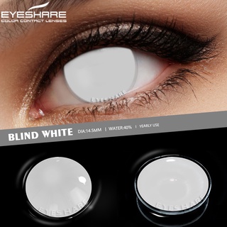 Eyeshare Cosplay Lentes De Contacto Para Ojos Negro Blanco Halloween Show Cosm Ticos Maquillaje