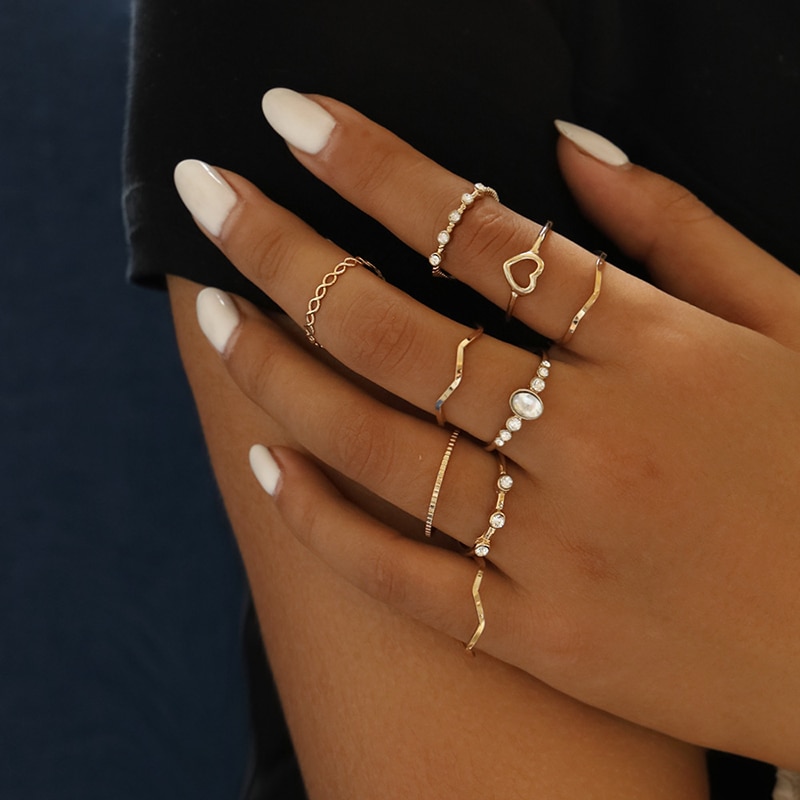 10 ideas de Anillos de mujer elegantes  anillos de oro, anillos de moda,  anillos de joyería