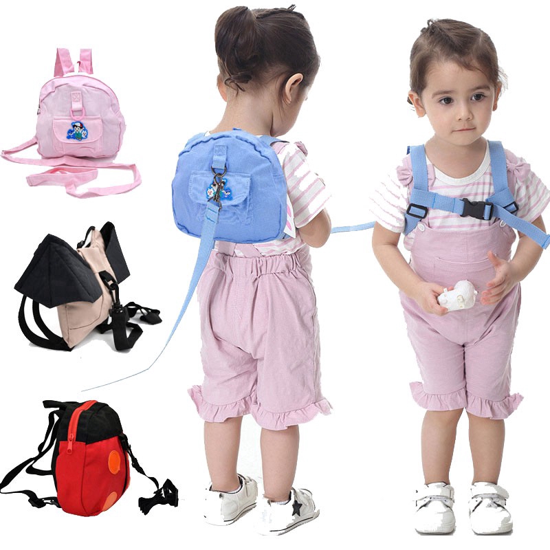 Mochila escolar antipérdida para niños pequeños, bolsos de hombro