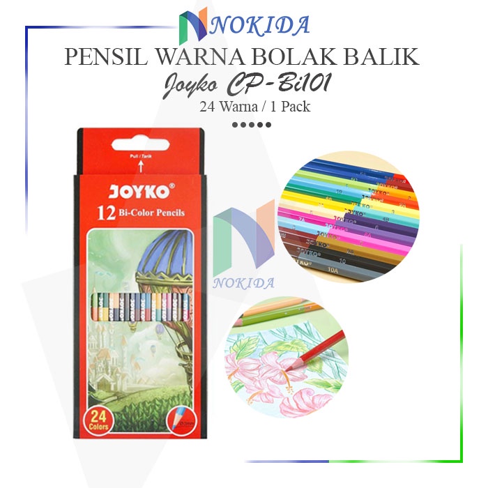 Nokida Lápices De Colores Sogan CP-BI101 [12/24]/Dibujo/1 Únicos De 2 ...