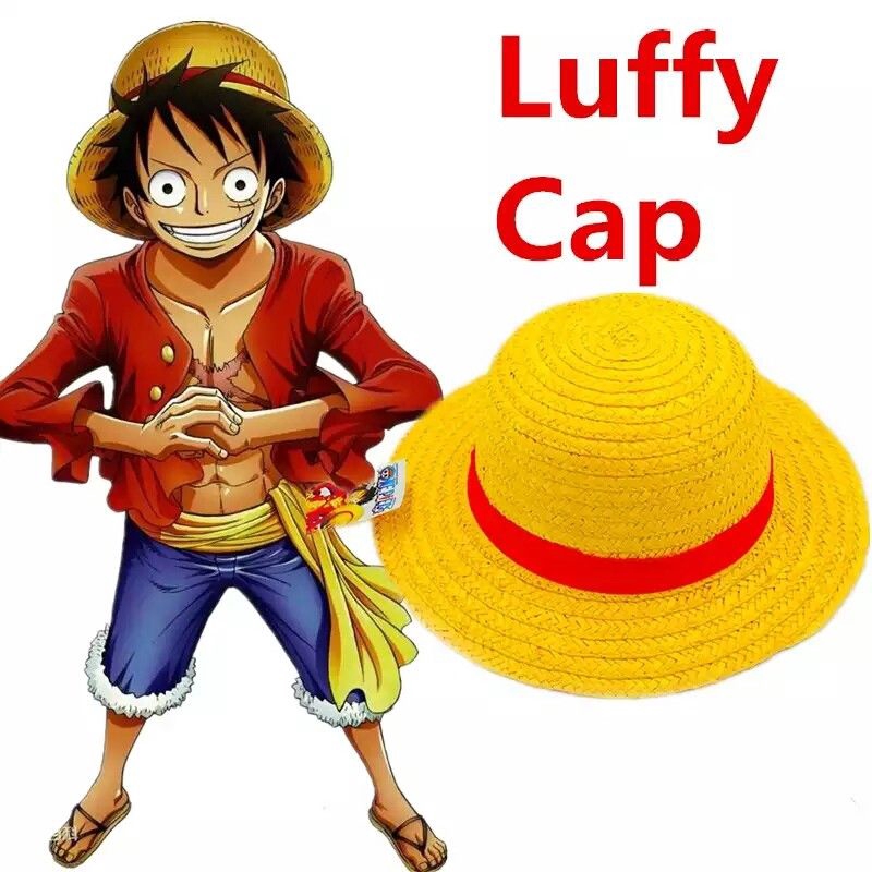 Sombrero de paja para hombres y mujeres, cosplay, playa, anime, regalo de  dibujos animados, sombrero de paja, accesorios de anime, sombrero de paja