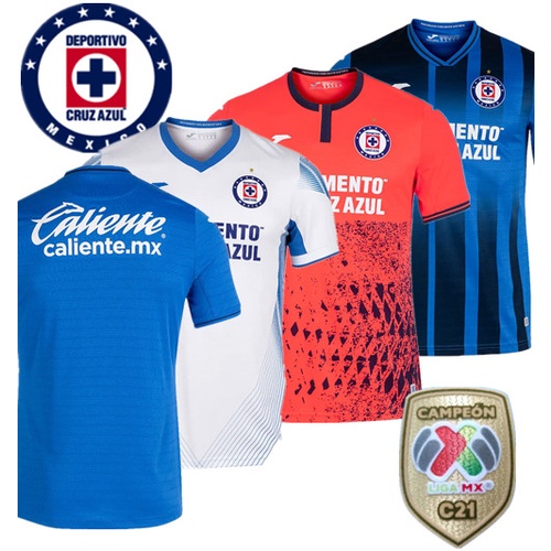 2021 22 Cruz Azul Jersey De Manga Corta Sudadera De Los Hombres De