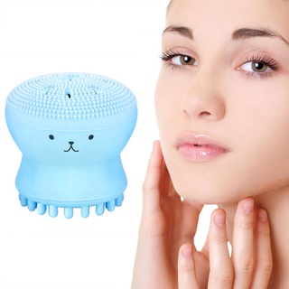 Mini Cepillo Pulpo Exfoliante Limpieza Facial Silicona Puntos