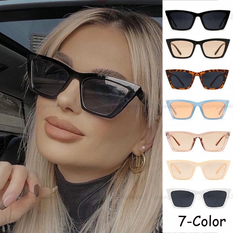 INS Hip hop Style Fashion Cat Eye Gafas De Sol Mujer Unisex Con 7 Colores Shopee Colombia