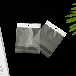 Mini bolsas pequeñas de plástico transparente para joyería, 200 piezas,  5x7cm, autoadhesivo, OPP, paquete, PDC02-01CL