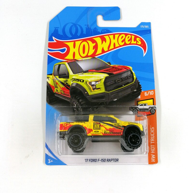 2021-167 Hot Wheels Cars 17 FORD F-150 RAPTOR 1/64 Metal Diecast