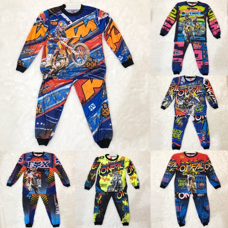 Ropa motocross niño camiseta y pantalón Madix desde 6 años