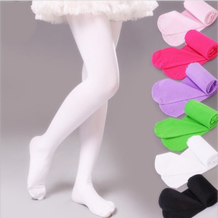 Calcetines De Baile Multicolores De Terciopelo Para Niños 80 Hilos Medias  De Ballet Para Niñas