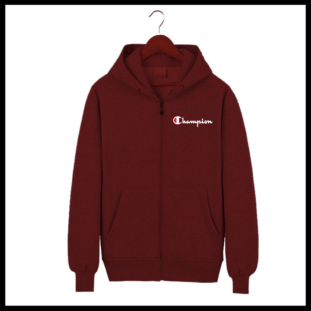 Champion sudadera con capucha cremallera chaqueta hombre y mujer