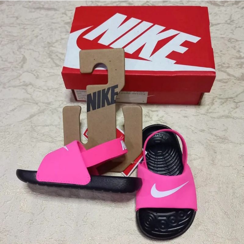 Sandalias rosa originales Nike Kawa Slide sandalias sandalias para beb s ni as ni as beb ni a ni os ni o ni o