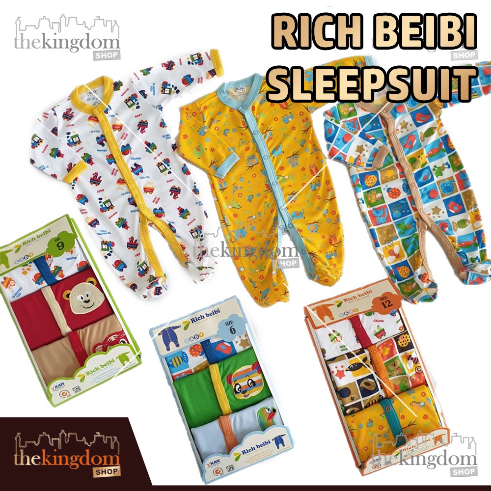 Rich Beibi Sleepsuit Cuello Libre Sin Etiqueta Para La Ropa De Dormir ...
