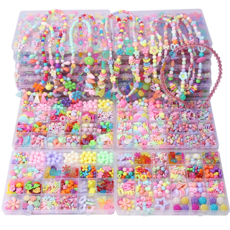 Juguete Niñas Set Joyería para Hacer Pulseras y Collares