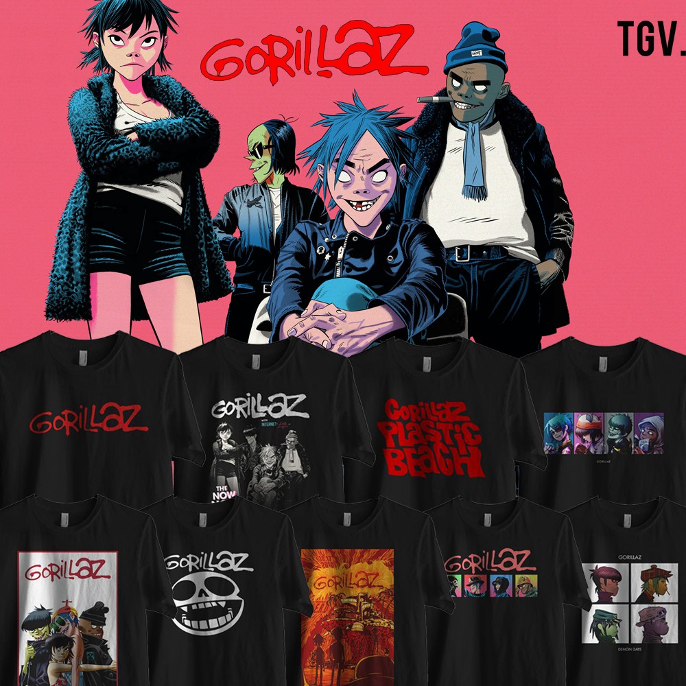 Camisas discount de gorillaz