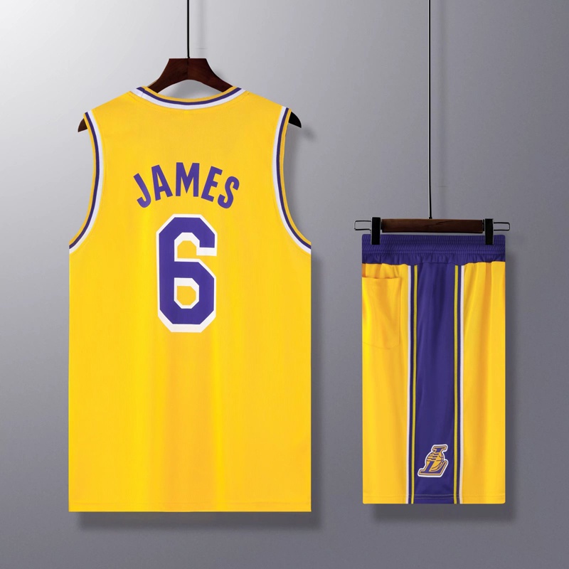 LALakers Jersey Personalizado Hombres Mujeres Jóvenes LeBron 6