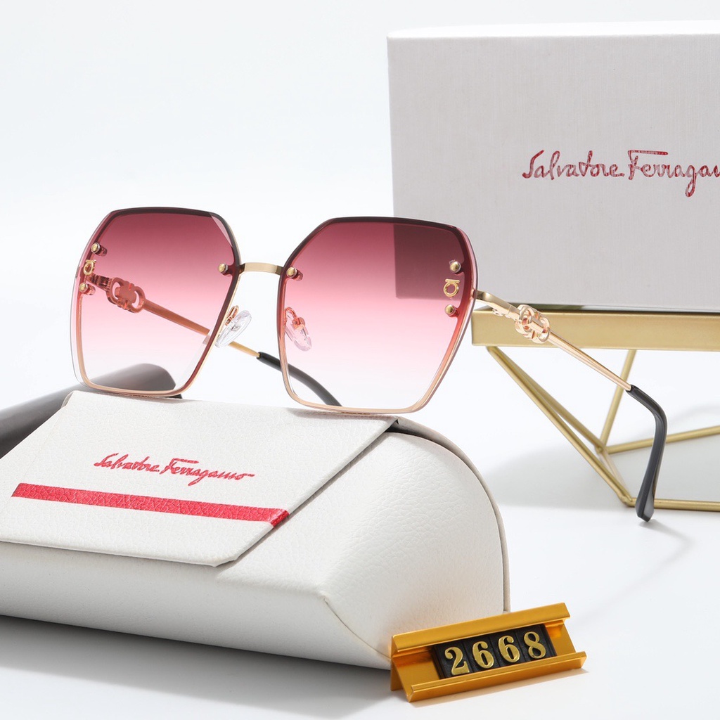 Ferragamo Lentes De Sol Polarizados De Lujo Para Hombre Y Mujer