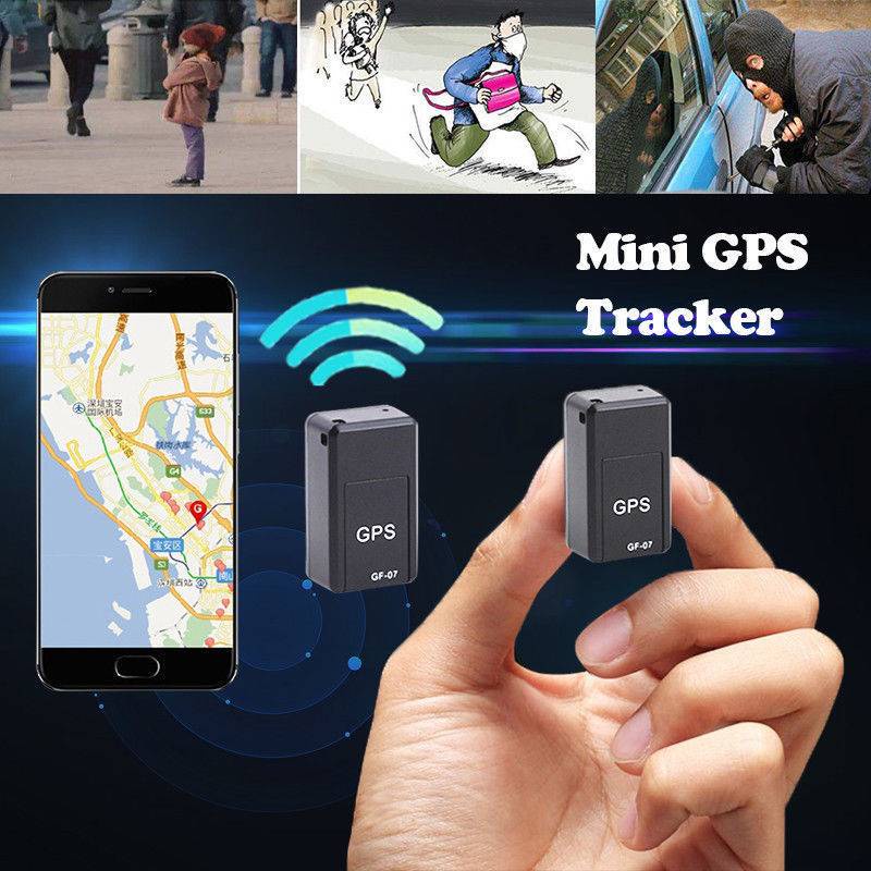 Mini rastreador GPS para niños GF-07 GPS Dispositivos de seguimiento SOS  magnéticos para vehículos Coche Localización de niños Rastreadores Sistemas