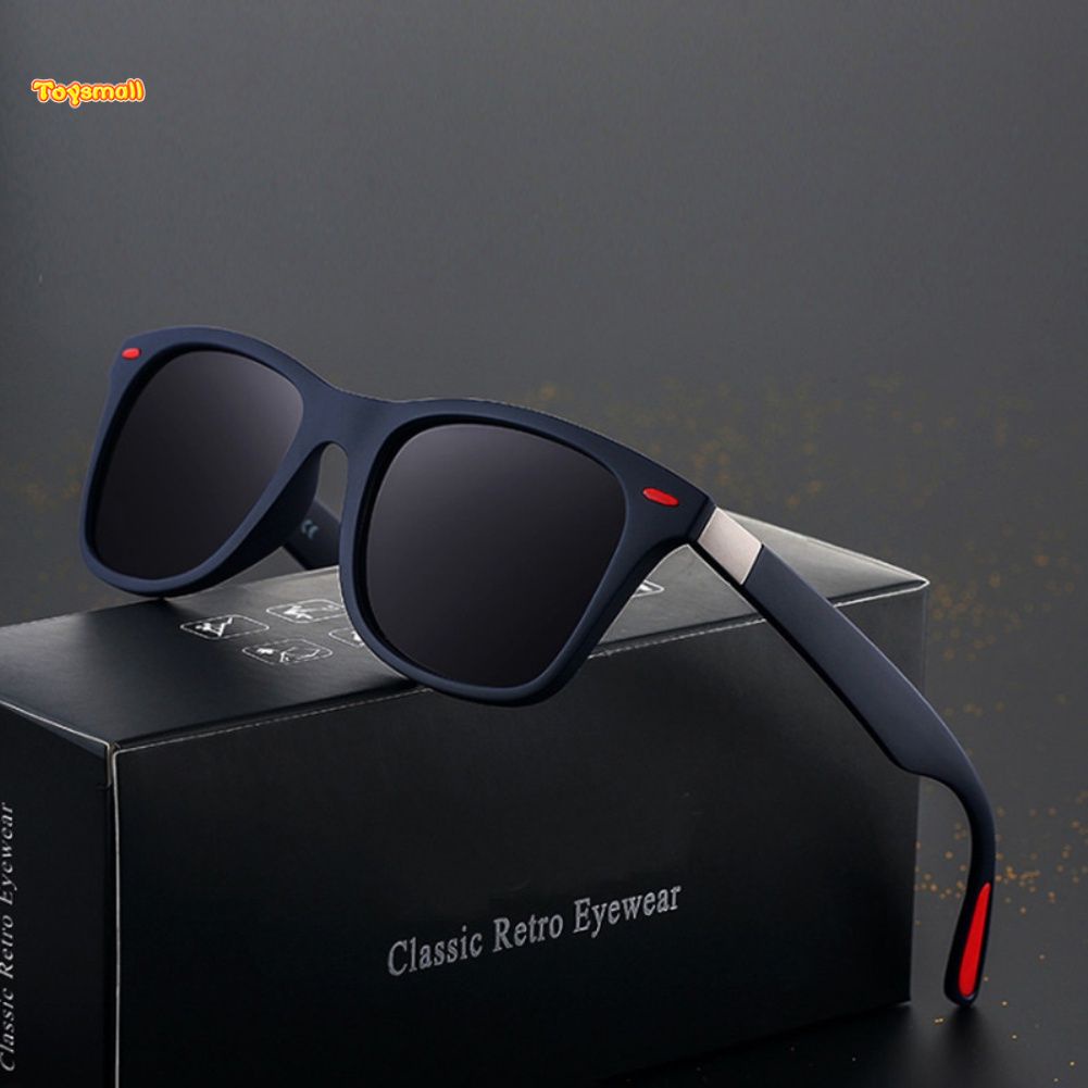 Gafas de sol polarizadas clásicas, gafas de sol para hombre y mujer, diseño  de marca, con marco cuadrado para conducir, gafas para hombre UV400