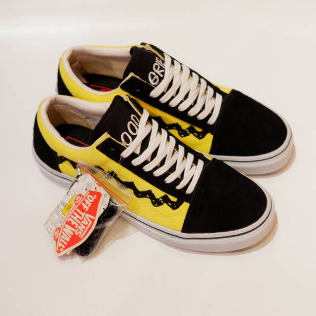 Vans peanuts cheap hombre negro