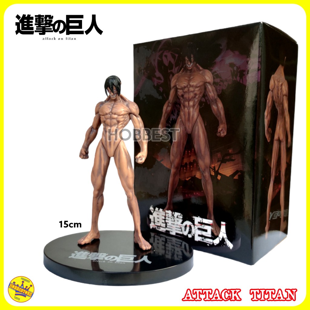 Figura De Acción ATTACK ON TITAN-Pantalla En Miniatura Shingeki no Kyojin  Eren Yeager Juguete Cake Topper | Shopee Colombia