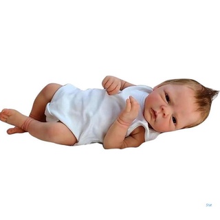 Muñecas Reborn Realista Silicona Completa 49cm Bebé Reborn Silicona  Completa Realista Durmiendo Suave Cuddly Piel 3D con Venas Visibles Muñeca  Hecha a Mano,Girl : : Juguetes y juegos