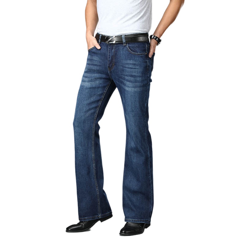 Jeans corte bota discount hombre