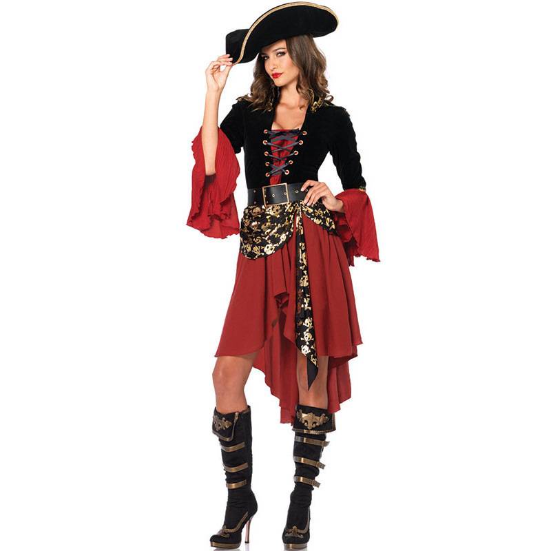 disfraz mujer pirata noche