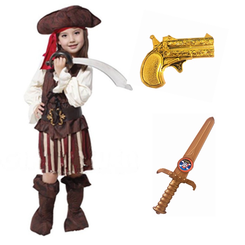 Disfraz De Capitán Pirata Para Niños, Telcopio N... - Grandado