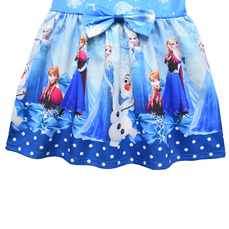 ELSA & ANNA Disfraz De Princesa Para Niña – Vestido De Reina De Las Nieves – Ideal Para Halloween, Cosplay Y Fiestas – Tallas 2 A 9 Años
