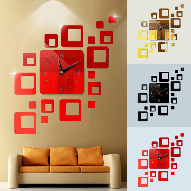Relojes de pared modernos cuadrados hotsell