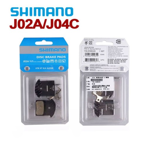 Pastillas de freno Shimano J02A