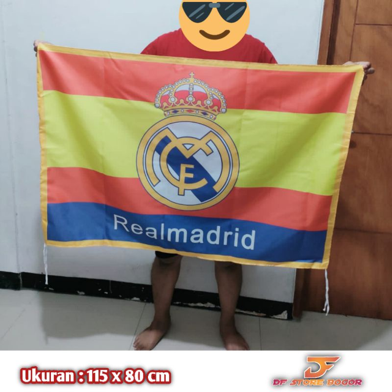 Bandera Del Real MADRID Muy Grande