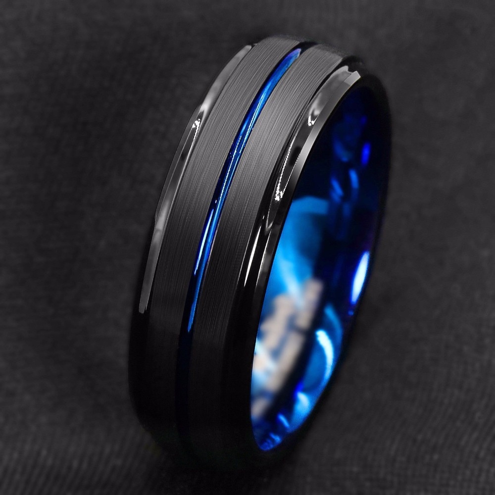 Anillos shops azules para hombre