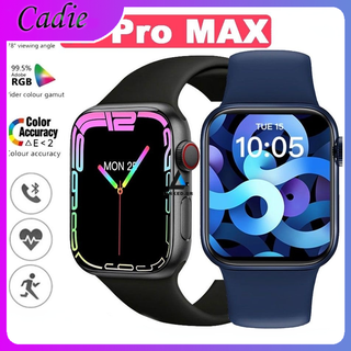 Smartwatch i7 pro max 1.8 Pulgadas Pantalla Completa Reloj Inteligente  Llamada Hombres Mujeres Ritmo Cardíaco 7 Pulsera Deportiva, Moda de Mujer