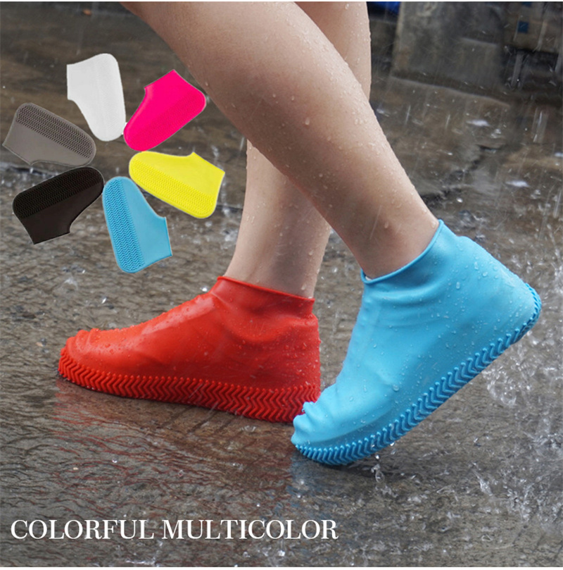 1 Par De Cubre Zapatos De Silicona Impermeable Antideslizante Engrosado  Resistente Al Desgaste Para Hombres Y Mujeres, Portátil Para La Lluvia, Sin  Olor Y De Silicona, Moda de Mujer