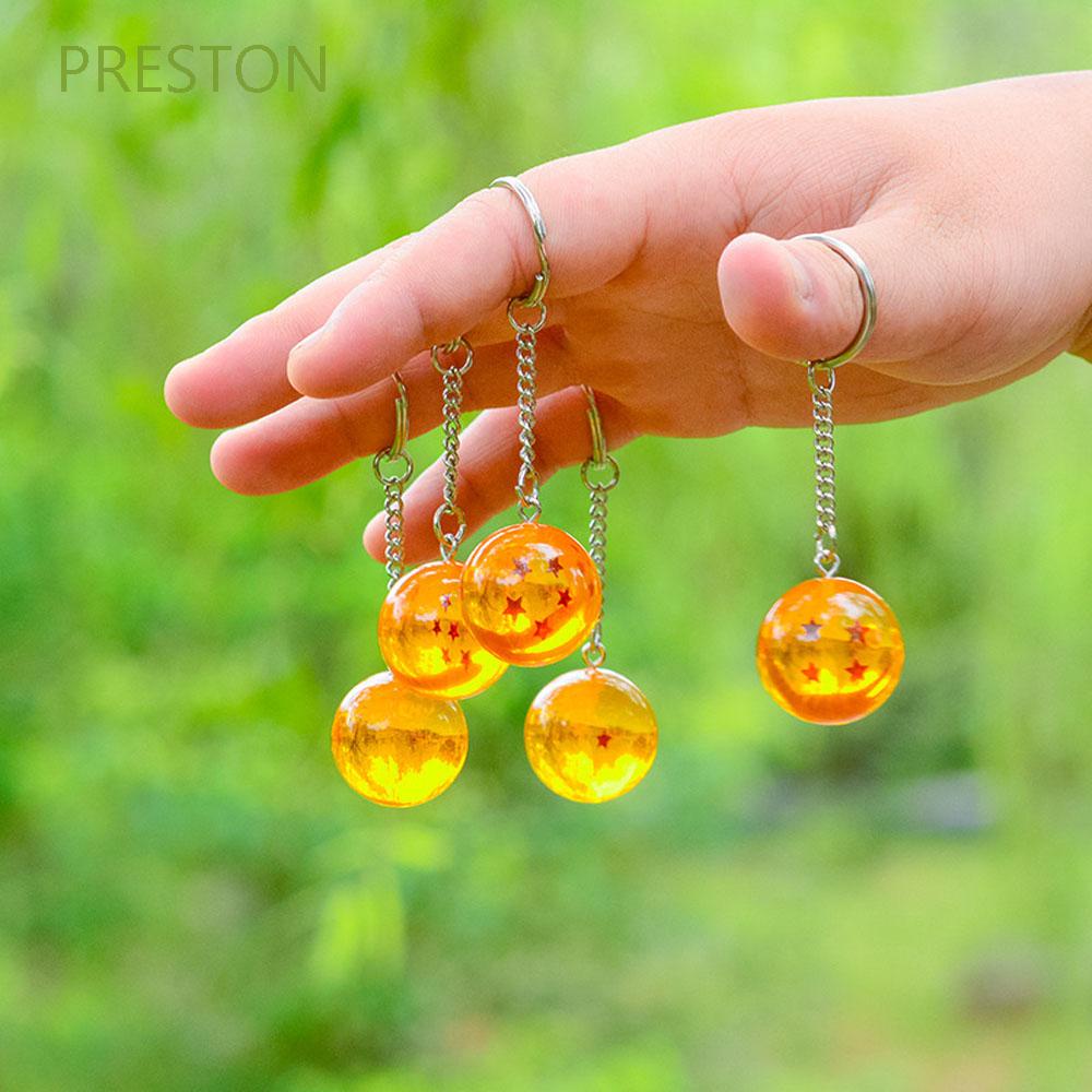 PRESTON 2.7CM Dragon Ball Llavero Anime 1-7 Estrellas Colección Cosplay  Props Goku Accesorios Clave Colgante Bola Juguete | Shopee Colombia