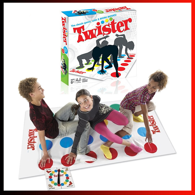 Juego Twister De Suelo Familiar - Juego Interactivo De Equilibrio Y Flexibilidad Para Niños Y Adultos - Perfecto Para Fiestas Y Reuniones - De 2 A 4 Jugadores