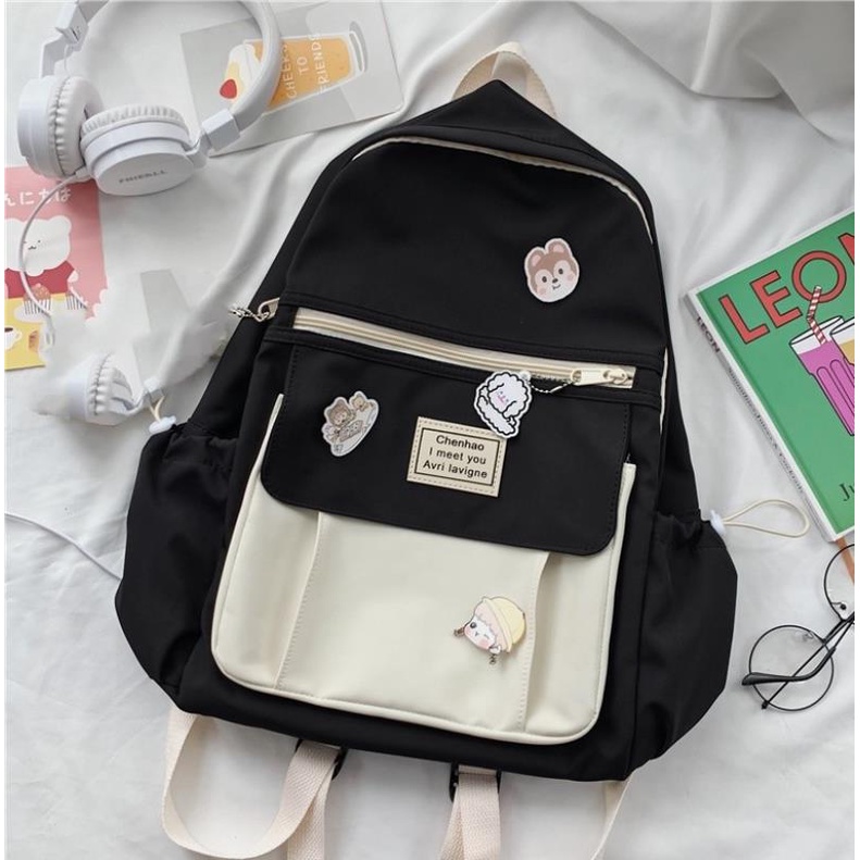 Spot goods Crazy Bag Schoolbag female Korean version of Harajuku high ...