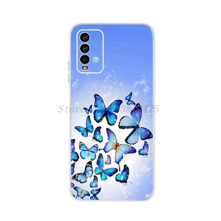 xiaomi redmi 9t caso mariposa flor suave tpu teléfono carcasa xiaomi  redmi9t 9 t 2021 cubierta a prueba de golpes