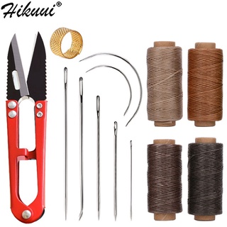 Herramientas de trabajo de cuero, kit de herramientas de cuero para costura  a mano, fabricación de sillín