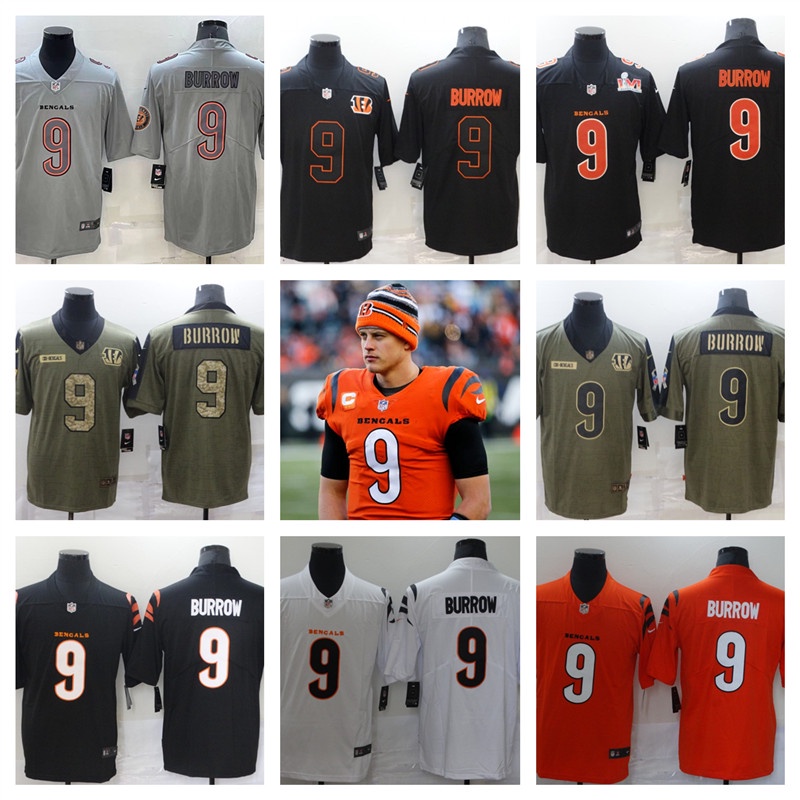 NFL_Jerseys 20J Jerseys de football hommes femmes jeunes  Cincinnati''Bengals''Jersey 9 Joe Burrow 28 Joe Mixon 83 Tyler Boyd 85 Tee  Higgins 94 Sam Hubbard 