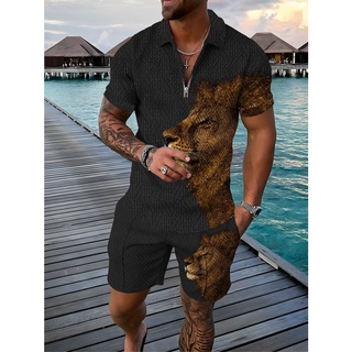 Conjuntos De Moda Para Hombre, Moda De Verano, Traje Juvenil De Ocio,  Pantalones De Manga Corta, Conjunto De Ropa Para Hombre, 2021 - Conjuntos  Para Hombre - AliExpress